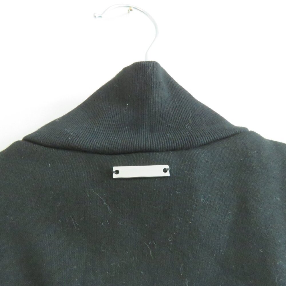MANIERE DE VOIR Essential High Neck Sweater Jumper in Black Goth Vamp - Size XS - Picture 8 of 12